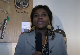 Joséphine Alebekal parle d'Afrik'Art Vandaag 2018